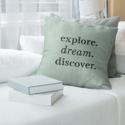 Coussin de recherche de rêve à l’exploration à la main