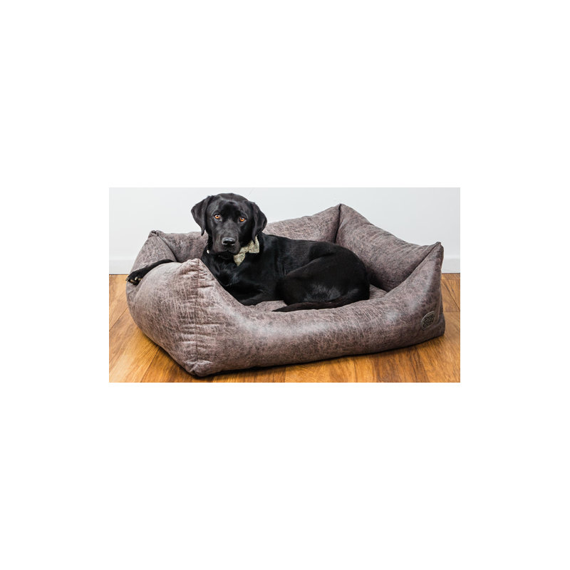 Charlie Classic Dog Bed Grey