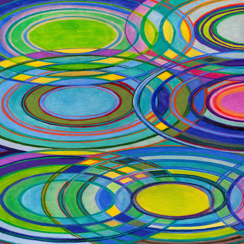 Ensemble de housse de couette DiaNoche par Lorien Suarez - Water Series 1, Housse de couette simple + 1 taie décorative stan