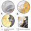 Or et gris abstrait marbre mirage III - Art mural abstrait en marbre-1588053552-1588053562
