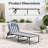 Outdoor 2 Piece Folding Chaise Lounge-822567852