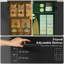 Garde-manger, armoire de rangement 64 po avec tablettes réglables, noir