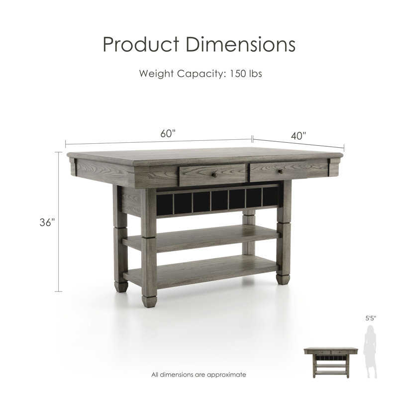 Devontee Solid Wood Dining Table