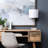 Kahlia Marble USB Table Lamp