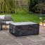 Himanshu Rectangle Aluminium Propane Smokeless Fire Pit Table-1215637990