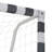 VidaXL Soccer Goal Training Soccer Net Practise Net Metal Black and White-87353352