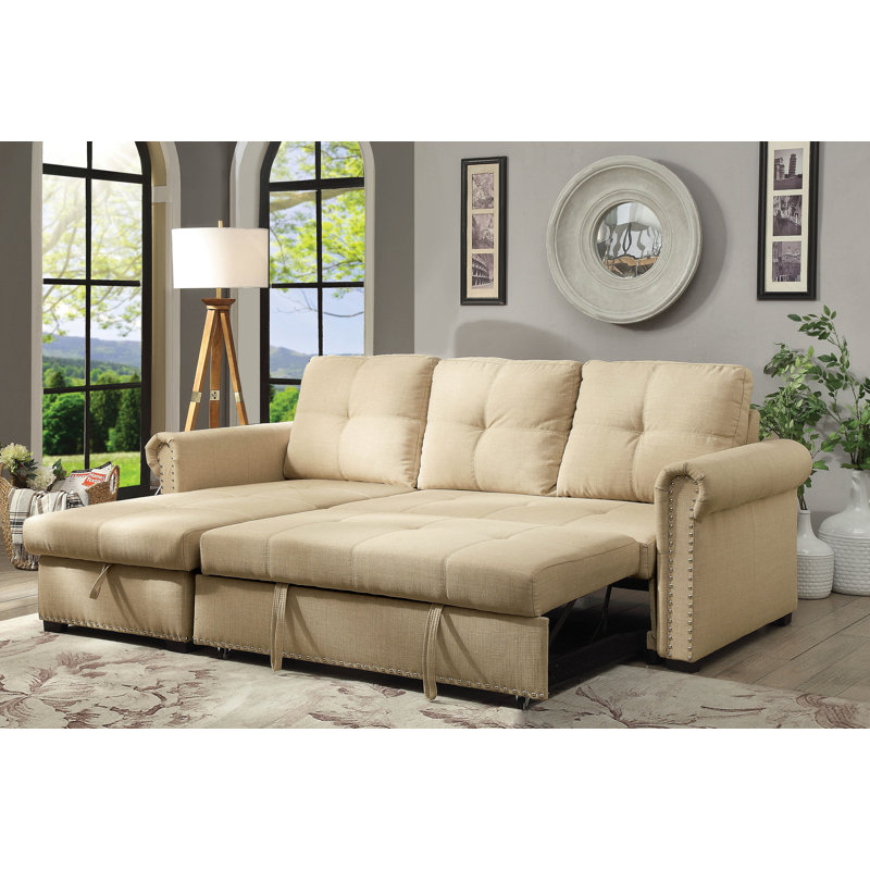 Burckard Upholstered 92 " Polyester Sofa Bed