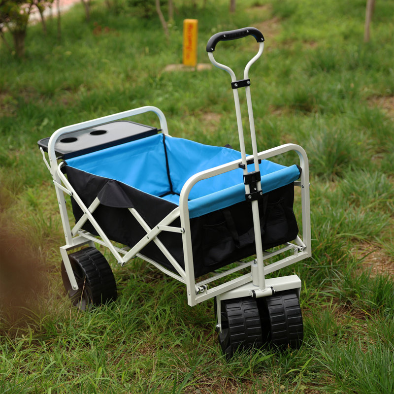 Chariot de plage pliant Wagon Garden (blanc)