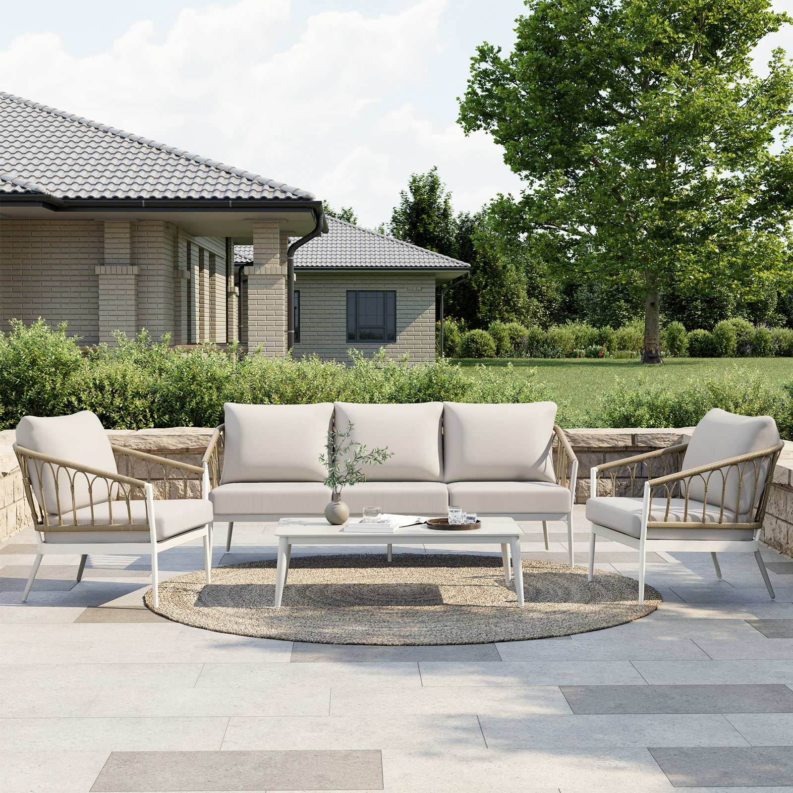 Silvie 5-Person Patio Seating Group