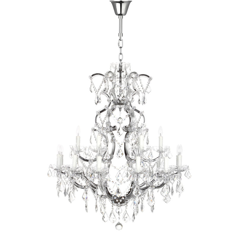 Lustre en cristal 10 lumières Filton