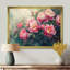 Été rose aquarelle pivoines Bloom I - pivoines grand art mural-973150591-883941936