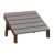 Light Gray Top/Chocolate Brown Base