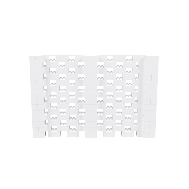 Ensemble mural Everblock, Blanc, H 84 po x l 120 po x P 12 po