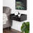 Modern Floating Wall Shelf With Drawer - Multi-Purpose Space-Saving Design For Home Or Office