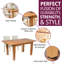 Sorrento 6 - Person Extendable Solid Oak Dining Set-102402039