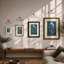 Luminous Bloom Botanical - Framed Print-390809136-390809135