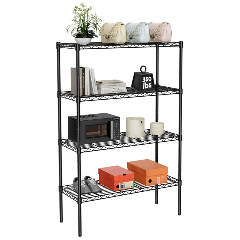 Étagère de rangement, (4 tablettes) H 54 po x l 13,7 po x P 35,4 po
