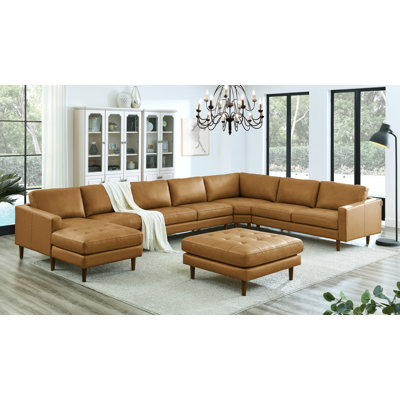 Alesja Upholstered U-Shaped Sectional Left Hand Facing