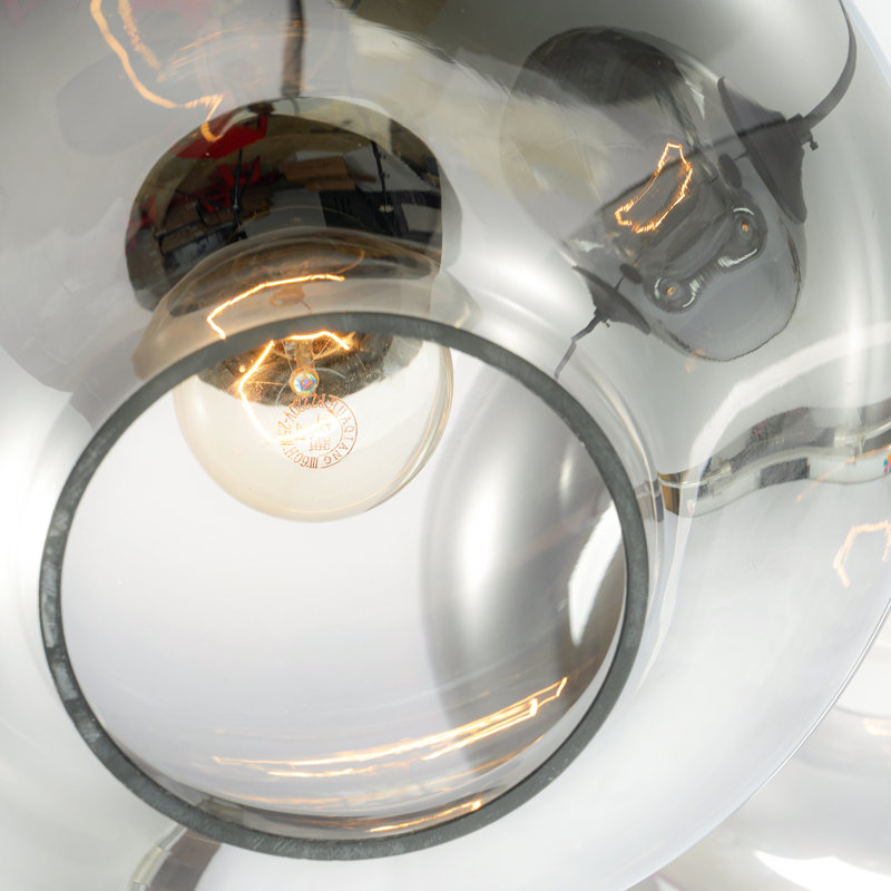 Chantell 3 - Light Dimmable Geometric Glass Chandelier