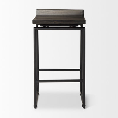 Tabouret de bar et de bar en bois de manguier massif Barlow