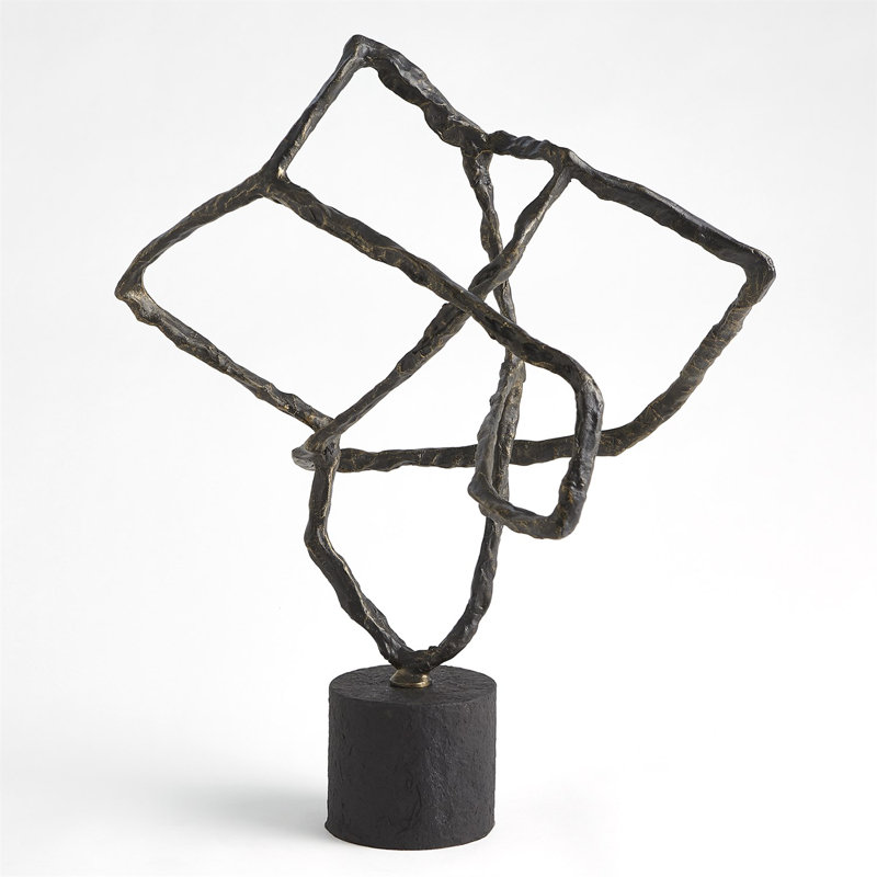 Sculpture enchevêtrée - Bronze