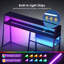 L-Shaped Metal Base Computer Desk
