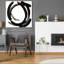 Art mural en verre épique «Intersection 2» par Brittany Evans, 36 po x 36 po-116352129