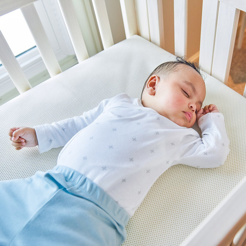 Mini matelas pour lit de bébé respirant biologique
