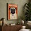 Geometric Pug Modern - Wrapped Canvas-1113753453-1113753454