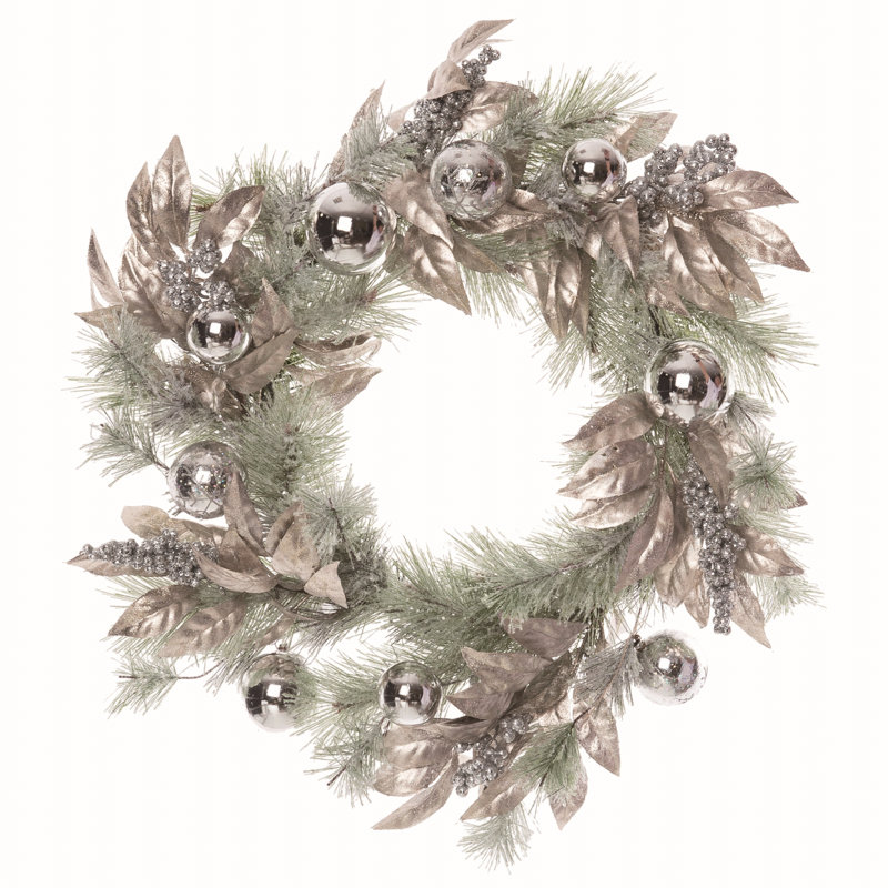 Couronne en plastique brossé 24 po