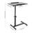 Bedside Table Height Adjustable Hospital & Home Use Bed Table Rolling Laptop Table With Wheels