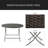 ROUND FOLDABLE DINING TABLE