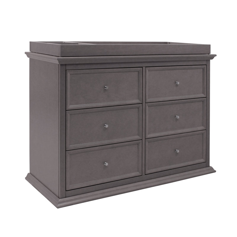 Foothill 6 Drawer Dresser, Weathered Gray