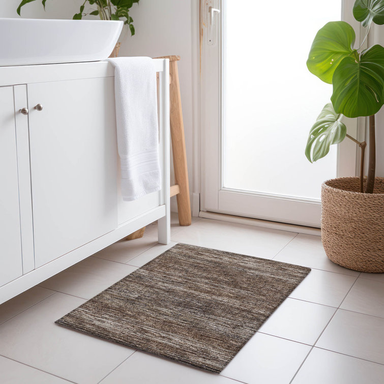 Premium Machine Washable Mayfield Brown Rug