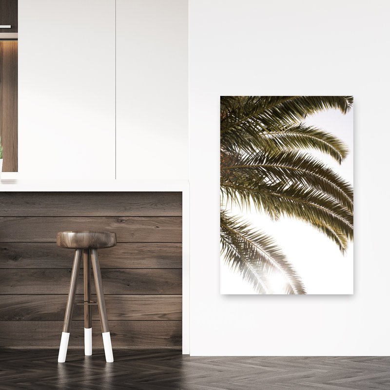 Impression sur toile de palmier tropical, 48" H x 32" W