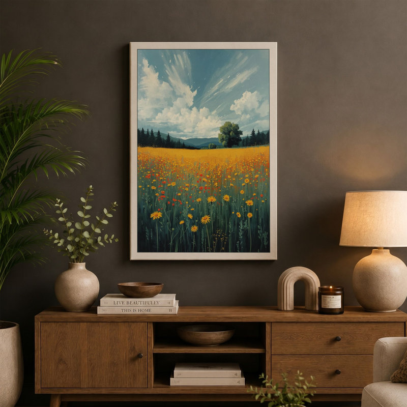Print, 36x24 - 91.4 x 61.0 cm, Ochre Border