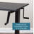 Fontclair Adjustable Metal Base Standing Desk-1808896601-1808896552