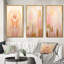 «Ethereal Goddess Of Harmony In Retro Pink Pastel», 3 pièces sur toile-175418155-175418166