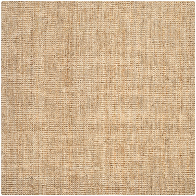 Auckland Flatweave Natural Area Rug, Square 8'