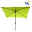 Parasol d'extérieur à DEL solaire 10 x 6,5T avec manivelle et bouton poussoir inclinable pour la cour-714848613
