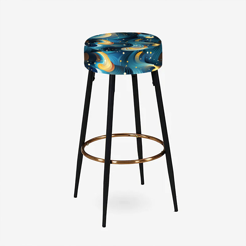 Celestial Geometric Geometric - Ensemble de 2 tabourets de bar géométriques