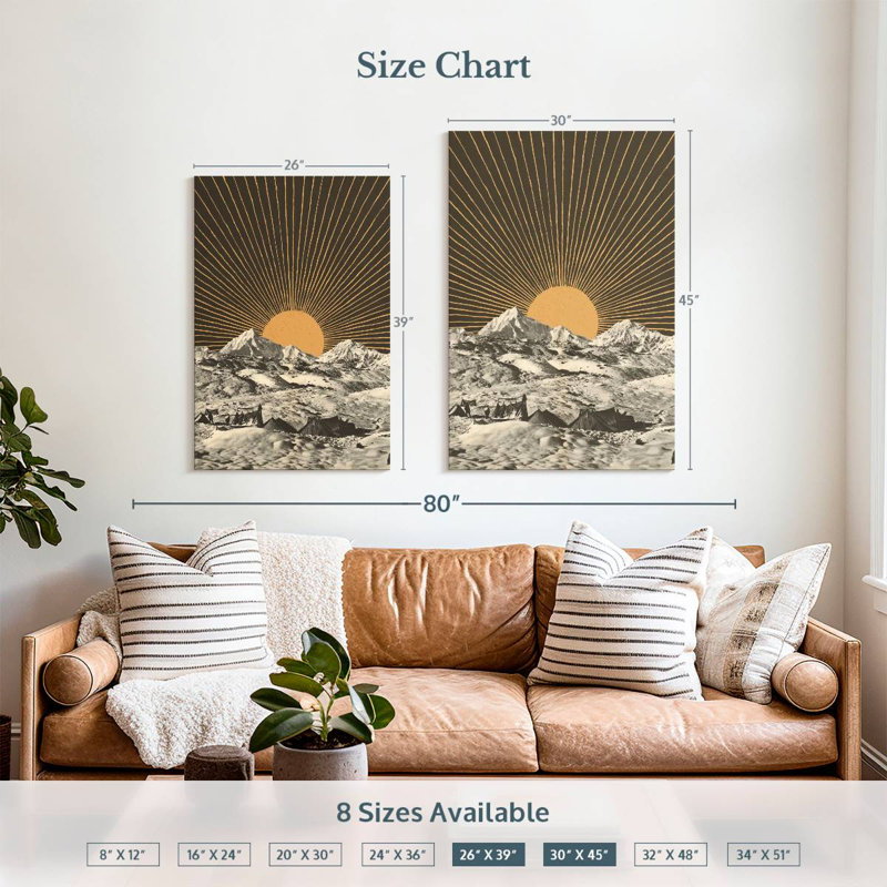Oberle Mountainscape V, 39" H x 26" W