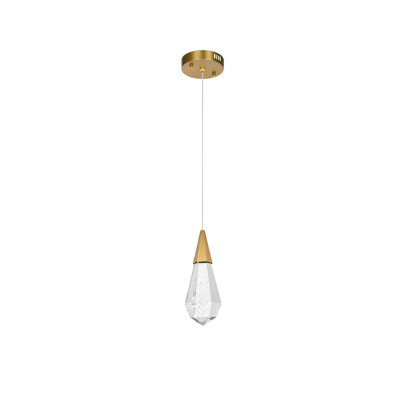 Luminaire suspendu en cristal 5 pouces Forrester