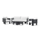 4Pc Deep Seating Furniture Set