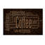 «Coffee 1» par Lantern Press, reproduction d'art textuel sur toile-31383350
