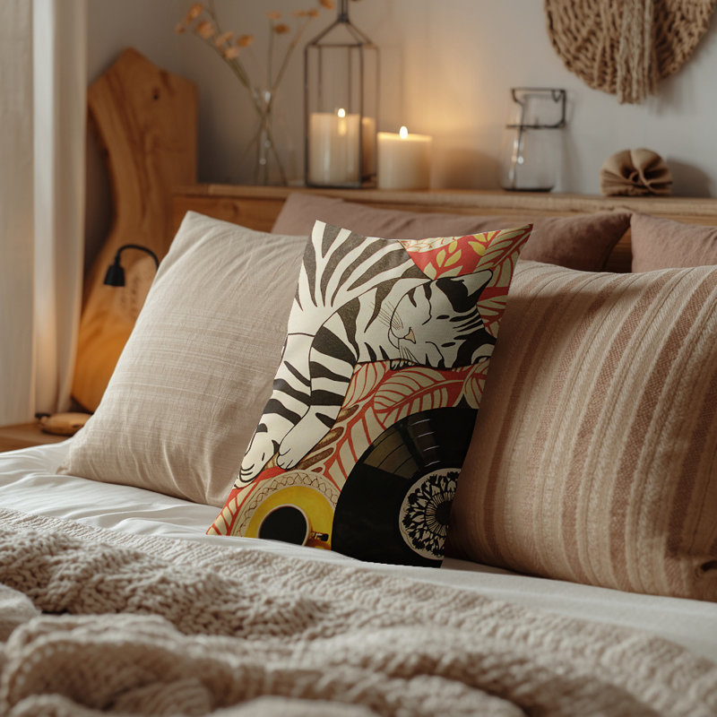 Oreiller en bois Napp Cat