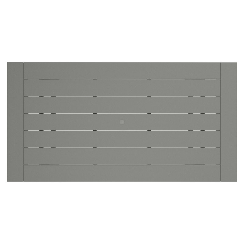 Rustic Farmhouse 39" x 75" Dining Table, Slate Gray