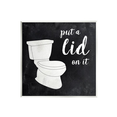 «Put Lid on It», CAD texts - Art textuel sur panneau de fibres à densité moyenne