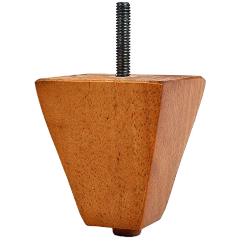 Leg Daddy 3" Maple Finish Pyramid Sofa Leg