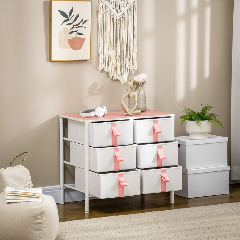 Kandise 68cm W 6 - Drawer Chest of Drawers